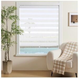 Persilux‎ Cordless Zebra Blackout Window Shades Blinds Light Filtering Home